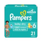 Pañales Pampers Baby Dry Talla 6 21pz