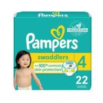 Pañales Pampers Swaddlers Active Baby Talla 4 22pz