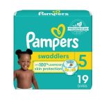 Pañales Pampers Swaddlers Active Baby Talla 5 19pz