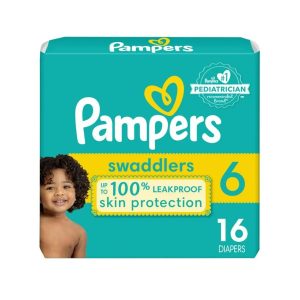 Pañales Pampers Swaddlers Active Baby Talla 6 16pz