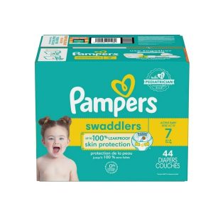 Pañales Pampers Swaddlers Active Baby Talla 7 44pz