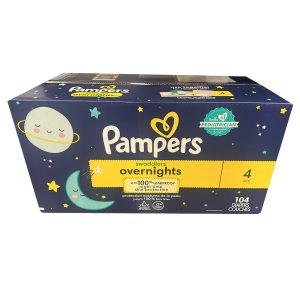 Pañales Pampers Swaddlers Overnights Talla 4 104pz