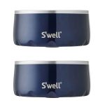 Set Bowls Para Mascotas Swell 2pz Azul