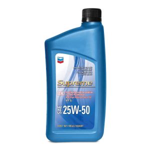 Aceite Para Motor A Gasolina Chevron Alto Kilometraje 25W-50 12pz