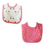 Babero De Tela Para Bebé Gerber 2pz Niña Rosa