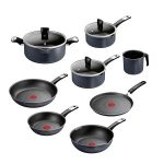 Batería De Cocina Tefal Hard Titanium Plus 11pz