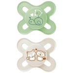 Chupón Mam Baby Start 0-3m 2pz Verde Matte