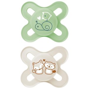 Chupón Mam Baby Start 0-3m 2pz Verde Matte