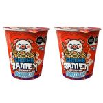 Chicha Ramen Ramos Noodles Con Chicharrón De Cerdo Picante 2pz