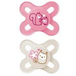 Chupón Mam Baby Start 0-3m 2pz Rosa Matte