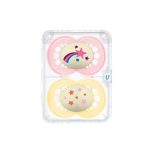 Chupón Mam Baby Original Night 6-16m 2pz Rosa