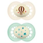 Chupón Mam Baby Original Night 6-16m 2pz Beige