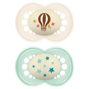 Chupón Mam Baby Original Night 6-16m 2pz Beige