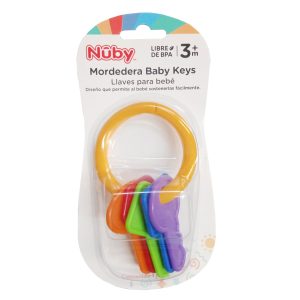 Mordedera Llaves Multicolor Nuby Lila Redonda