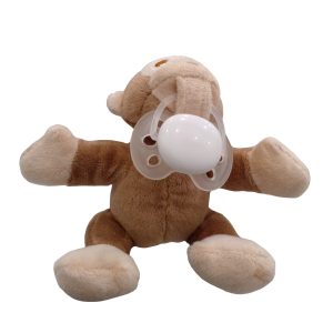 Peluche Con Chupón Soothie Snuggle Avent Changuito Blanco