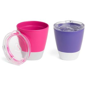 Vaso Splash Toddler Munchkin 7oz Rosa Lila