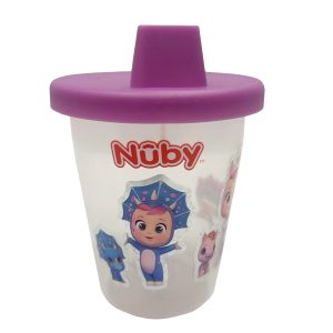 Vaso Entrenador Nuby Bebés Llorones 7oz Lila