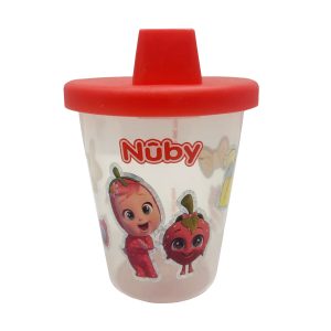 Vaso Entrenador Nuby Bebés Llorones 7oz Rojo